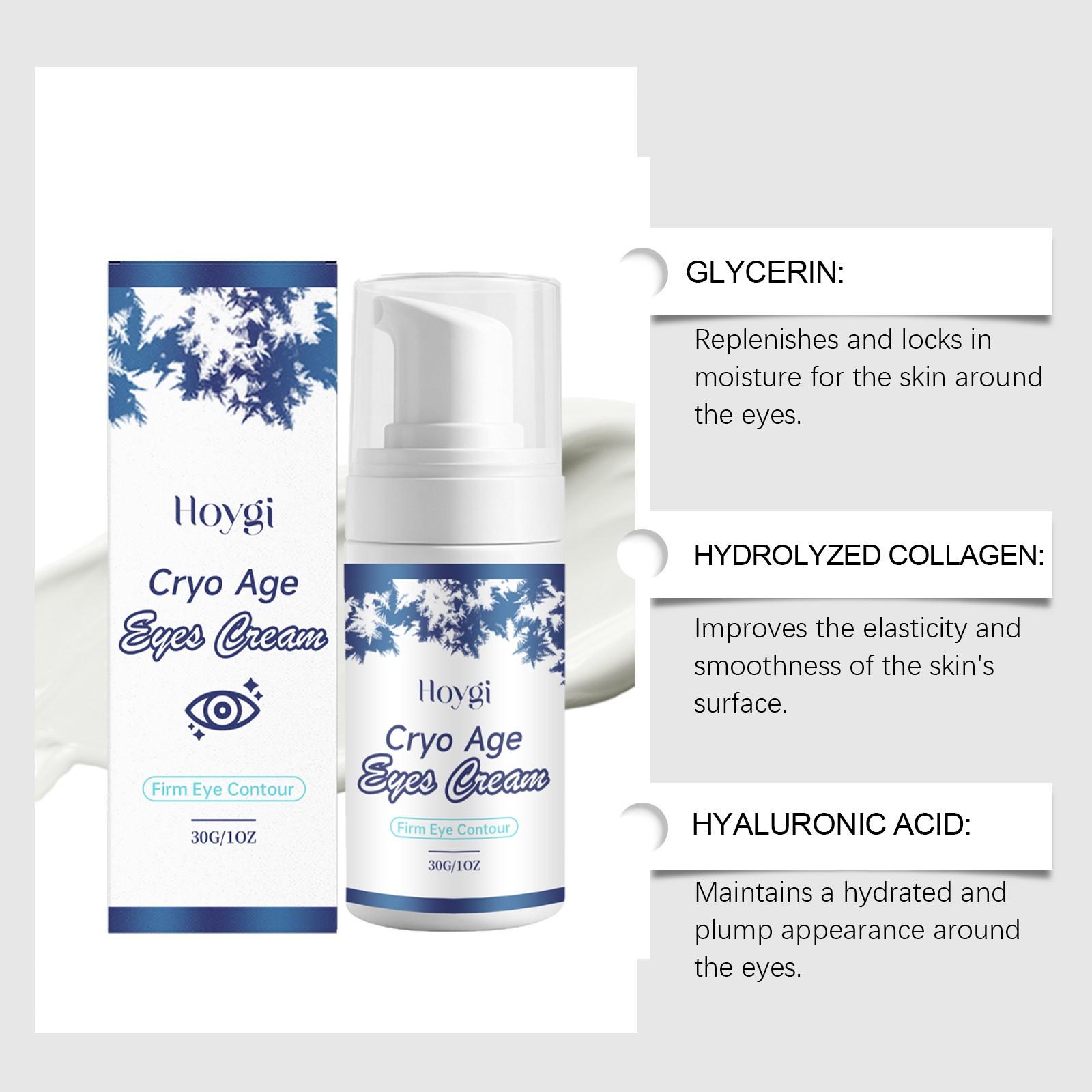 Hoygi Eye Cream 30g, Gentle Nourishing Eye Care, Refreshing Radiance, Daily Use, Easy Absorption, Moisturizing Eye Balm