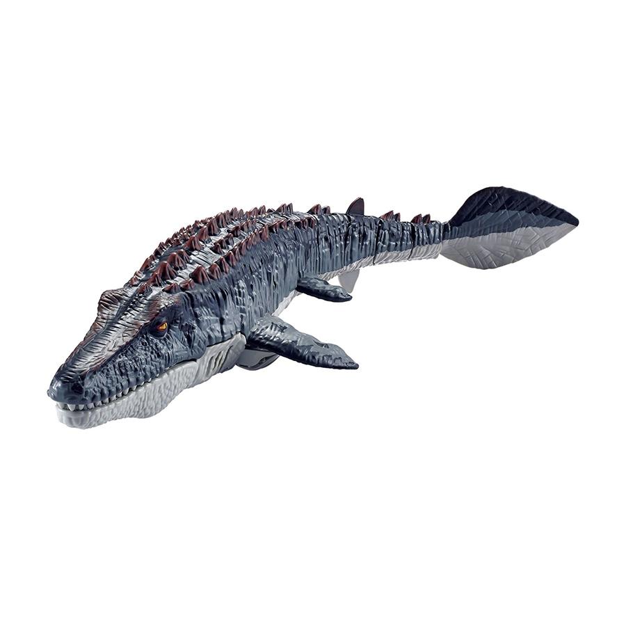 Remote Control Mosasaurus Toy Animals, Rechargeable Pool Simulation, Light & Water Spray Function, Electric Sea Monster, Birthday Gift