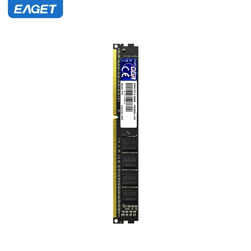 EAGET DDR3 Desktop RAM 4GB/8GB (1600MHz*2PCS) 1.5V U-DIMM High Speed Stable Heat Dissipation Memory Module For Old PC Upgrade Gaming Video Editing 3D Rendering - Computer Memory Upgrade - PC Accessories Gift