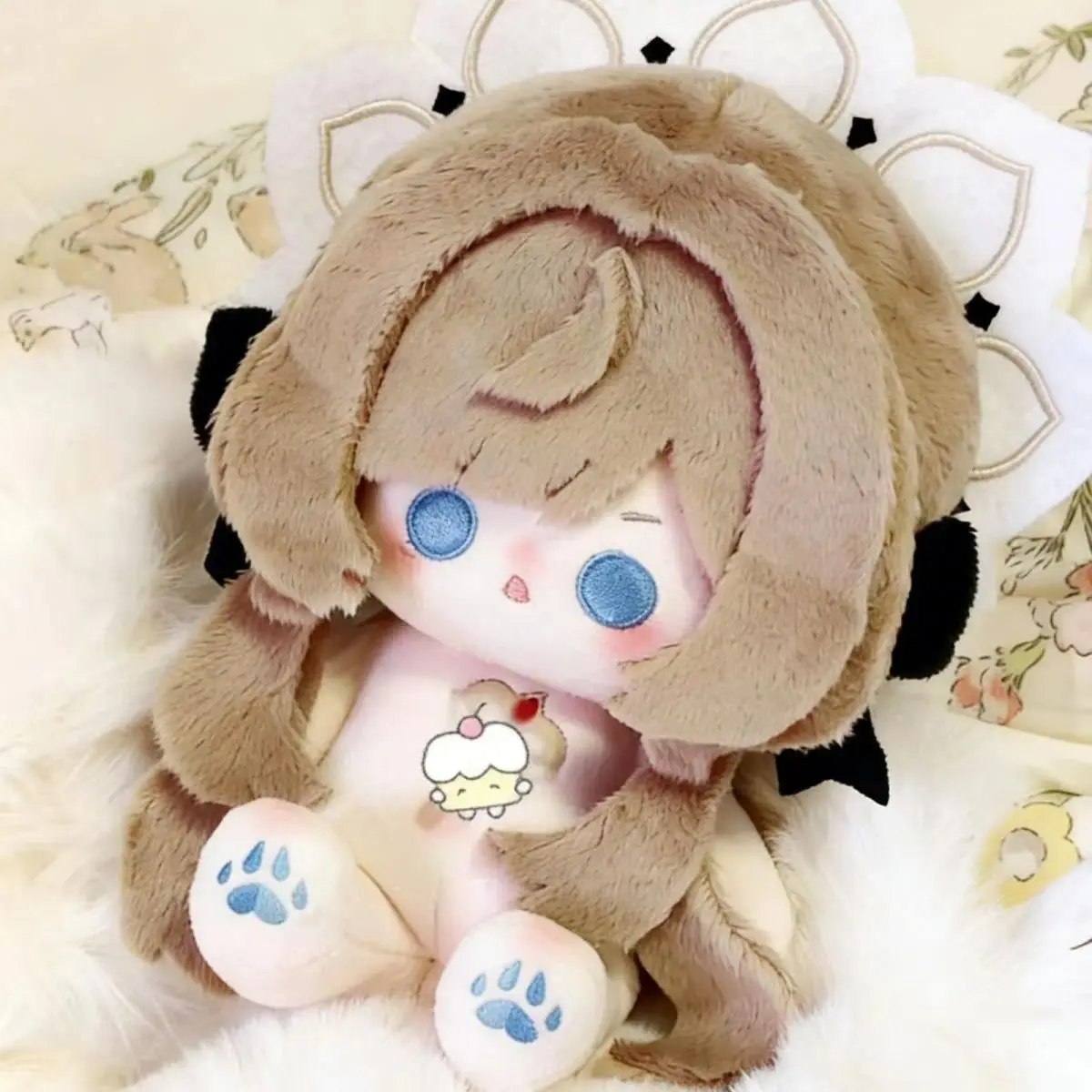 2026 New hot item 20cm Genshin Impact Anime Sandrone Marionette Cosplay Plush Doll Cotton Stuffed Body Dress Up Clothes Cartoon Birthday Xmas Gift