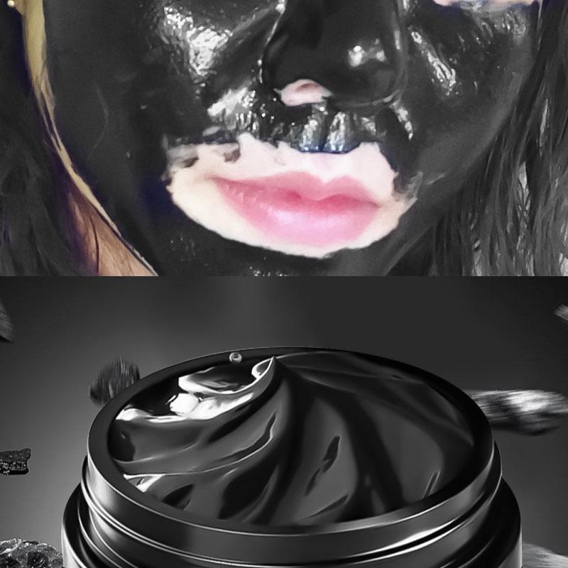 Black Charcoal Peel Off Mask, Strong Adsorption Facial Mask, Deep Cleansing Facial Mask, Facial Skin Care Product for Men & Women, Face Skincare