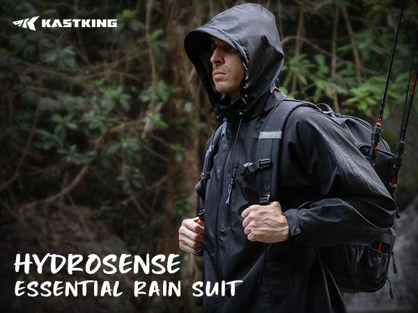 KastKing HydroSense Essential Waterproof Rain Suit for Men and Women, Lightweight, Durable Outdoor Gear for Fishing, Hiking