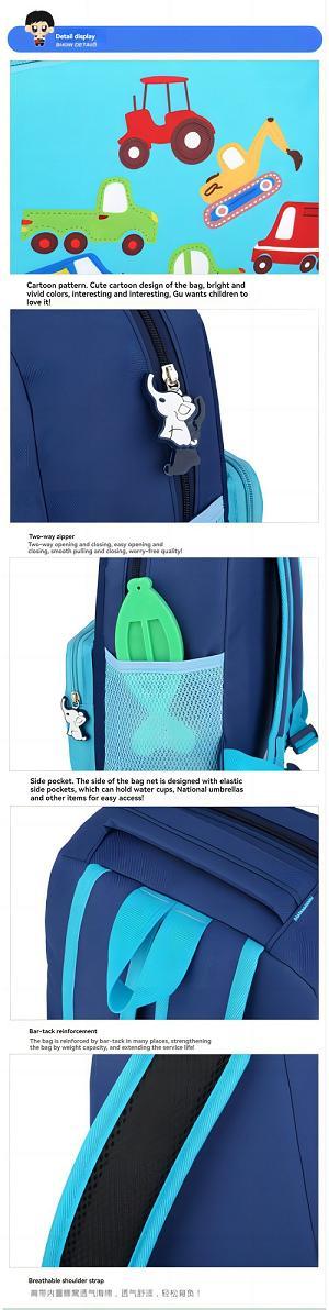 Lightweight Kids Backpack School Bag Children Cute Cartoon Animal Car Travel Rucksack Backpack For Kindergarten Boys Girls