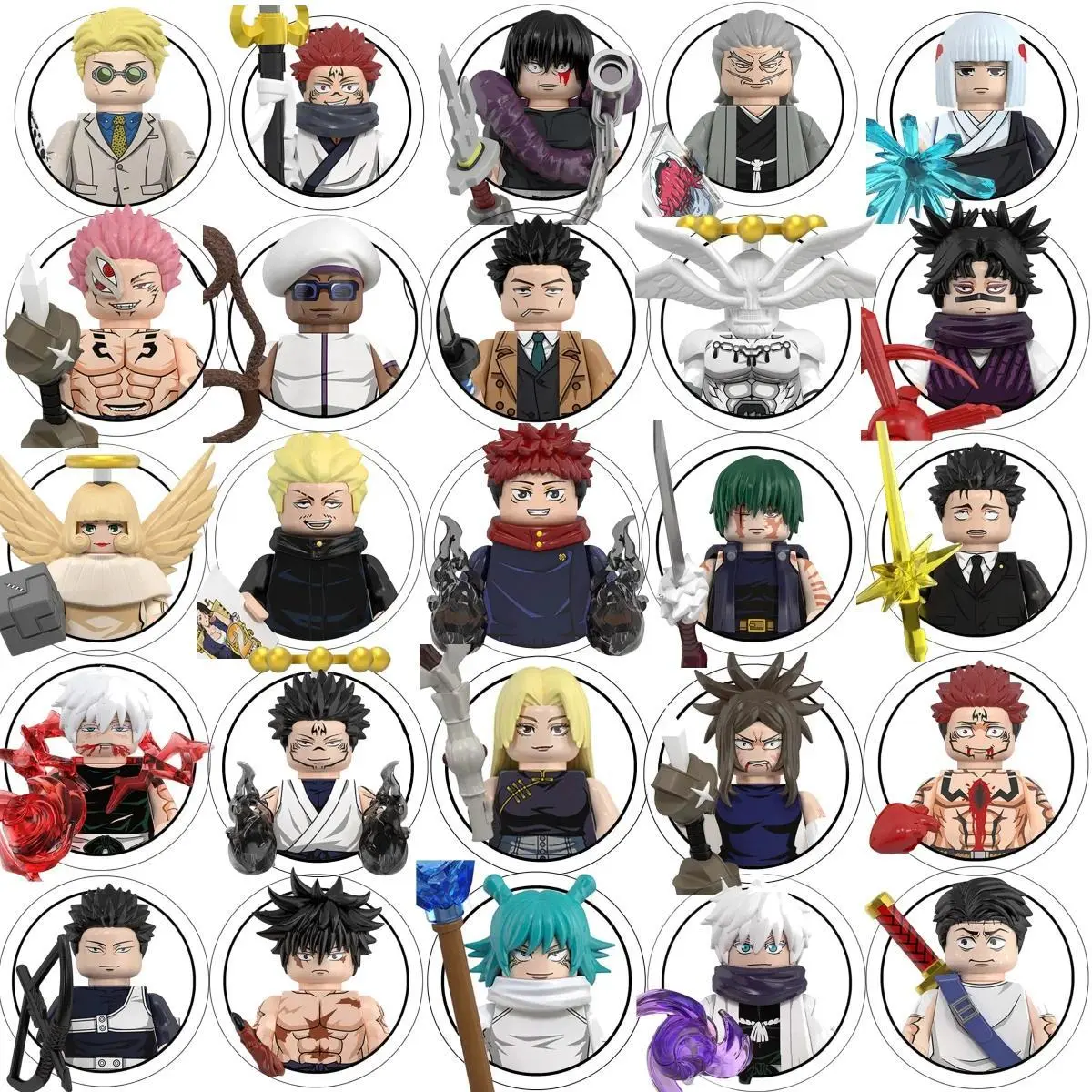 2026 New hot item WM6202 WM6201 WM6200 WM6140 WM6139 Jujutsu Kaisen Building Blocks Mini Action Figure Itadori Yuji Gojo Satoru Ryomen Gifts Toys bricks and minifigs