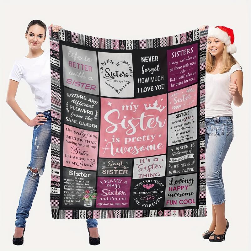 Birthday Gifts for Women Girls Throw Blanket 60"X50", Happy Birthday Decorations for Women, Gifts for Women Birthday Unique, Womens Birthday Gift Ideas for Her Friend Mom Sister Grandma Wife