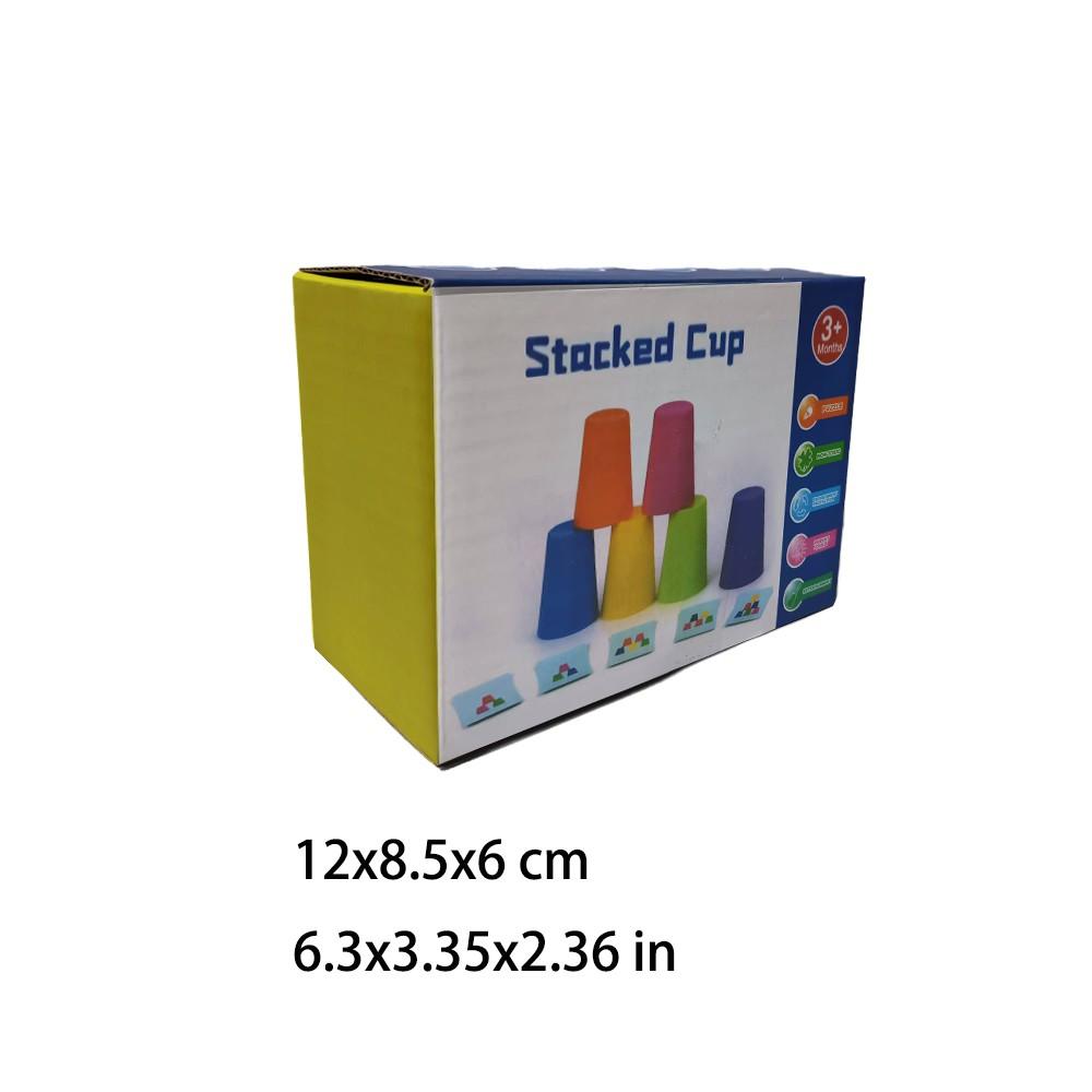 Party Stacking Cups Game - Multiplayer Speed Stacking Toy with Smooth Safe Cups & Buzzer, Ideal Gift for Halloween Christmas Thanksgiving Back-To-School Spring Easter Ramadan New Year Birthday Present