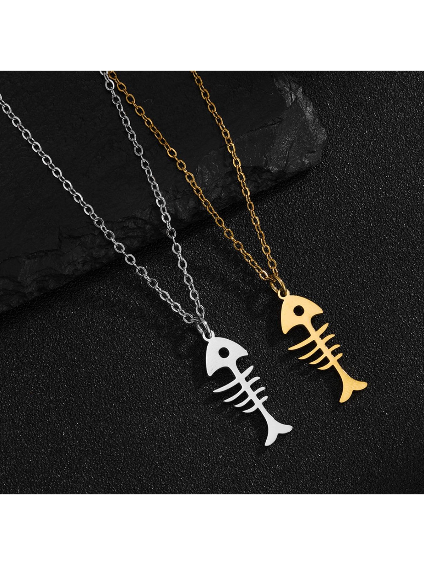 Trendy Fishbone Earrings - Fashion Stainless Steel Accessory for All Outfits