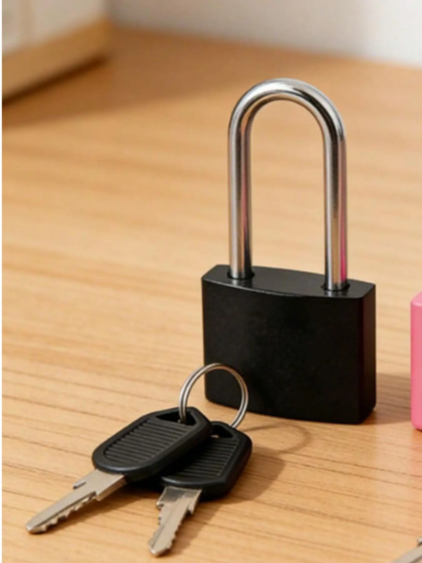 Mini combination lock, metal mini lock, Lock And Key, comes with two keys, no assembly needed, waterproof, sturdy lock, luggage lock, locker lock, small luggage padlock, suitcase lock, metal key padlock, suitable for suitcases