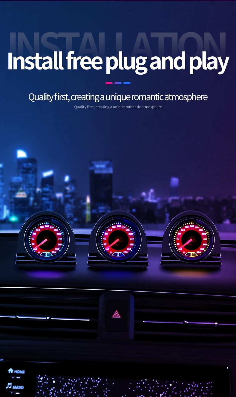 Car Pointer Rhythm Light Atmosphere Light Music Rhythm Light Voice Controlled Pickup Light Car Ornament 5V USB Night Light Interior Car Lights