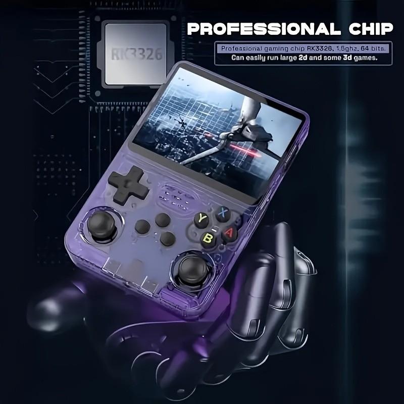R36s Handheld Game Console, Portable Pocket Device, 3.5-Inch IPS Screen, Linux System, Lightweight, High-Quality Display, Reliable Performance