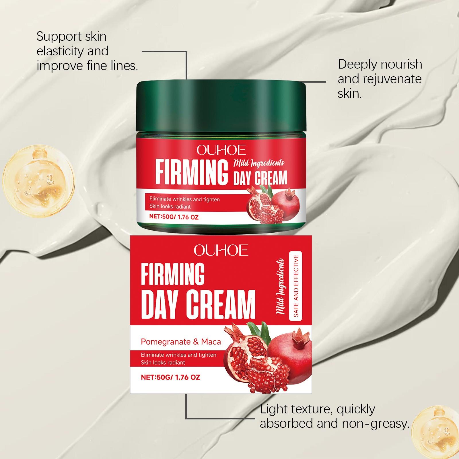 Ouhoe Moisturizing Face Cream, Reduces Fine Lines, Brightens Skin Tone, Hydrates and Smooths Skin, Improves Skin Texture, Non-Greasy