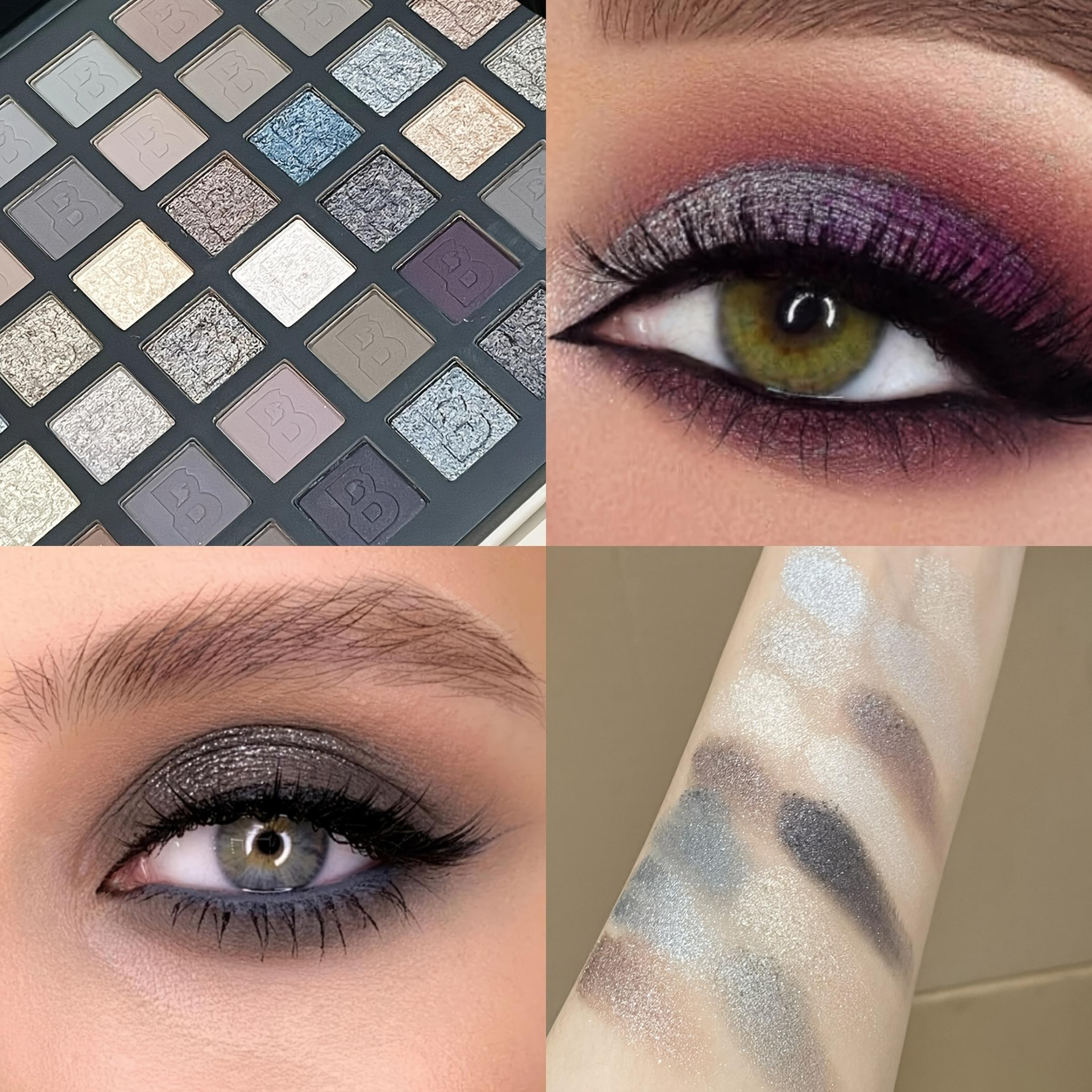 42 Color Eyeshadow Palette, Long Lasting Matte & Shimmering Finish Eye Shadow Makeup Palette, High Pigmented Eyeshadow Powder for All Styles, Cosmetic, Multicolor Eyeshadow Palette, Highly Pigmented Palette