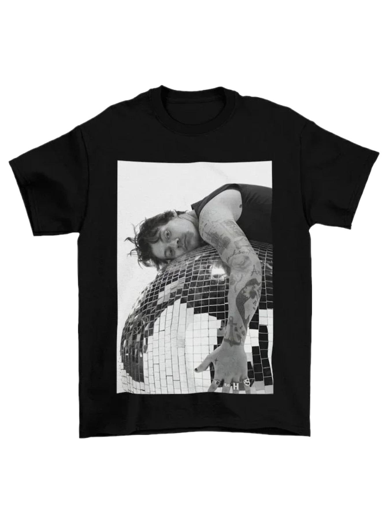 Hip Pop Y2k Tops HARRY STYLES Graphic Print Short Sleeve Fashion Artist Popular Top Casual Loose T-shirt Unisex