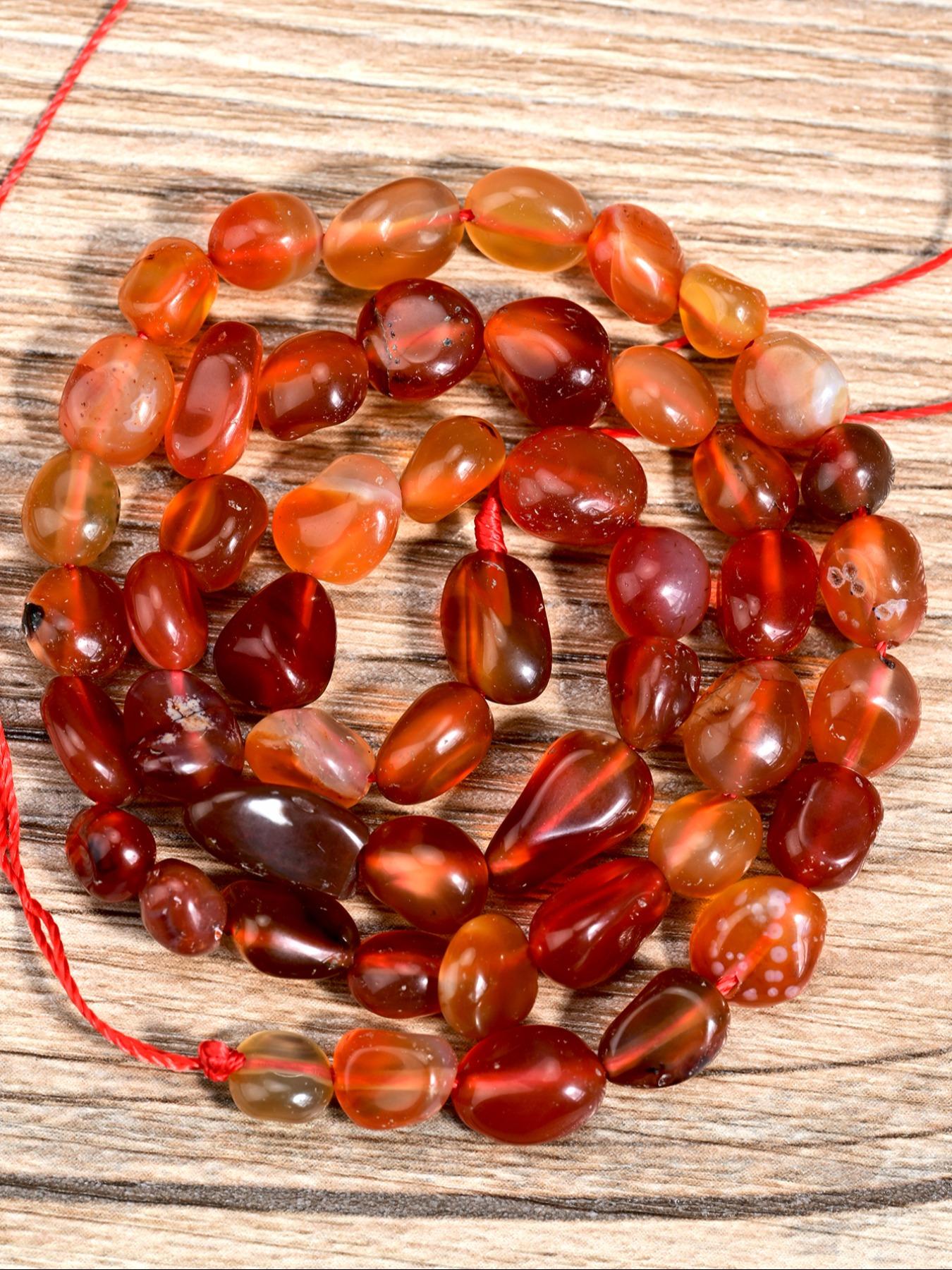 40 cm Natural Citrine Carnelian Amethyst Mixed Crystal Beads, Irregular Loose Beads for Jewelry Making, Handmade Bracelet Necklace Additions, 6x8mm Beads