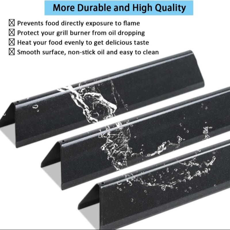 15.3" Weber Spirit 200 Series Grill Flavor Bar, Compatible with Weber Spirit I & II 200 Series Spirit E210 S210 E220 S220 Gas Ovens, Enamel Heating Plate, Enhances Flavor and Heat Distribution, Durable Grill Replacement Part.