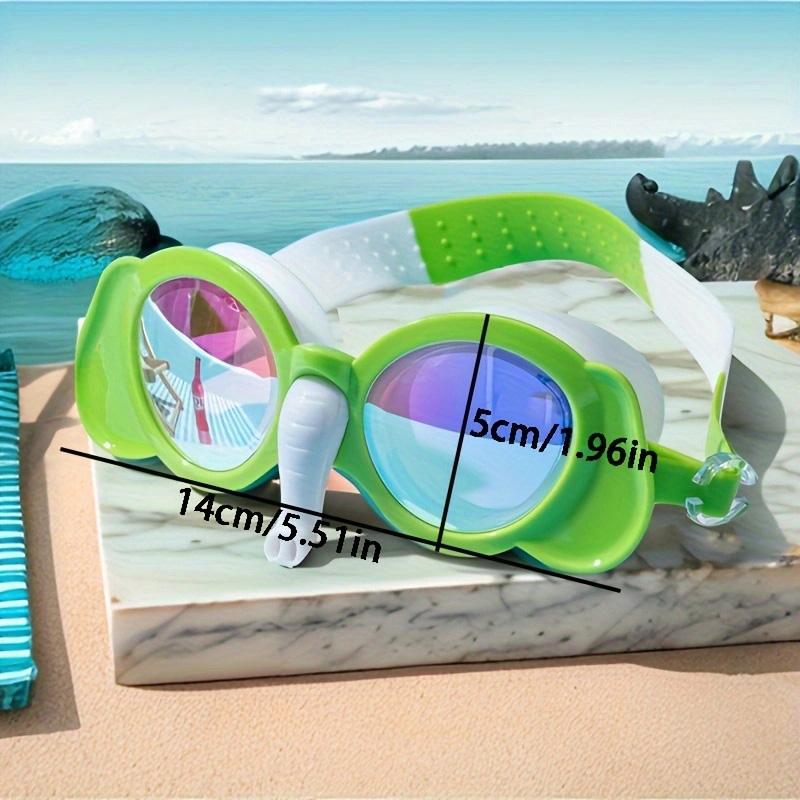 Swimming Goggles with Nose Clip & Earplugs, Waterproof Anti-fog HD Swimming Goggles, Swimming Equipment for Pool Beach Summer