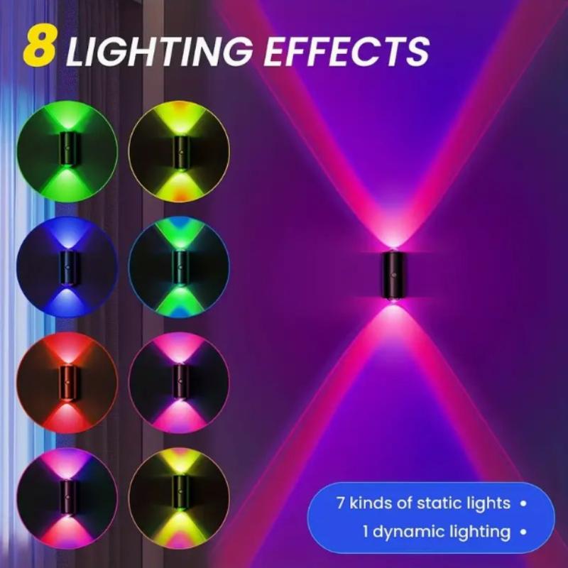 LED Wireless Wall Sconce with Color Changing, Motion Sensor Light Indoor, 1500mAh Rechargeable Battery Operated Wall Sconces for Bedroom Bedside Hallway Courtyard Doorway