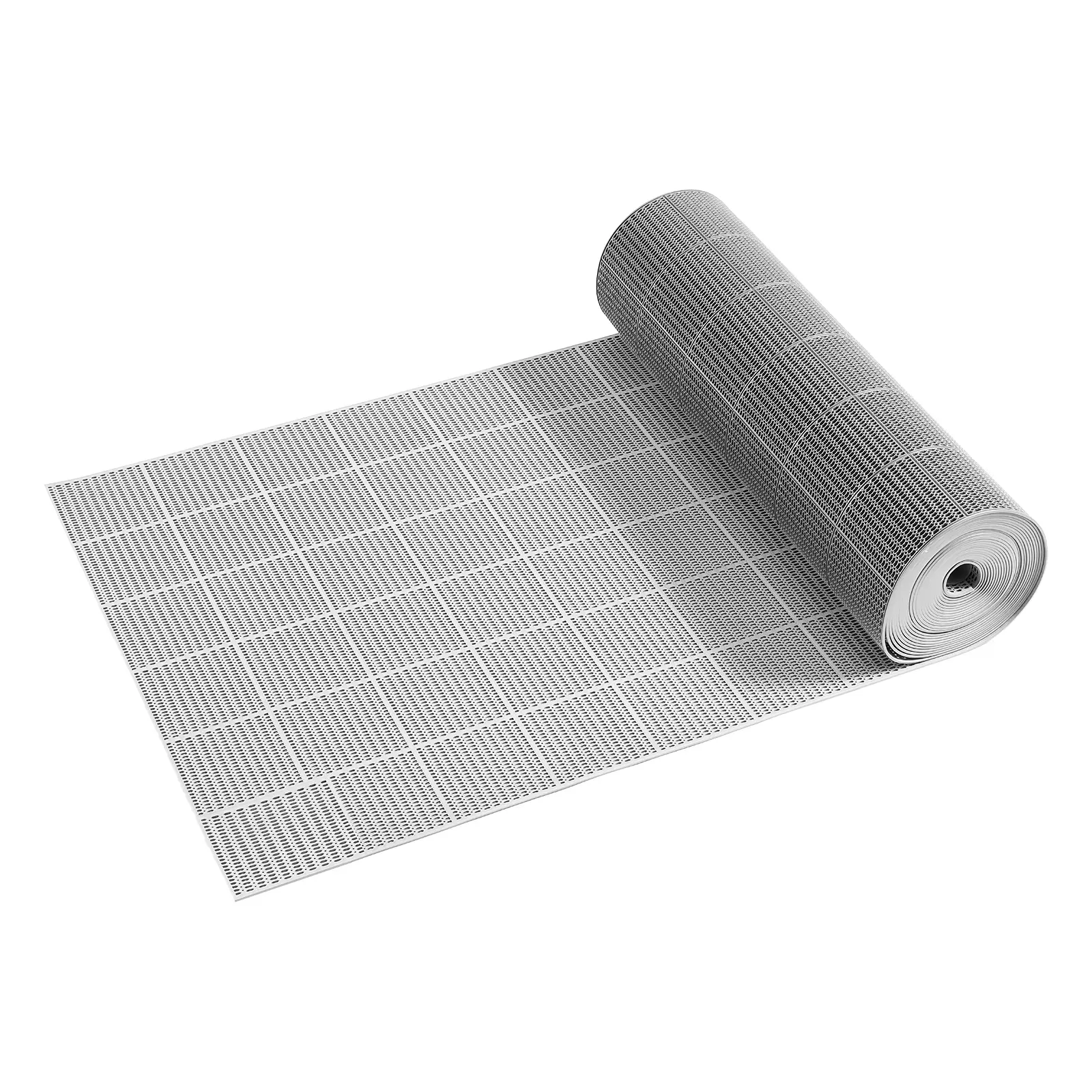 Drainage Mat, 3 x 50 ft, PVC Non Slip Commercial Floor Mat, Wet Area Water Drain Splash Matting Hollow Doormat Roll, for Outdoor Indoor Restaurant Swimming Pool Patio Bathroom Washroom