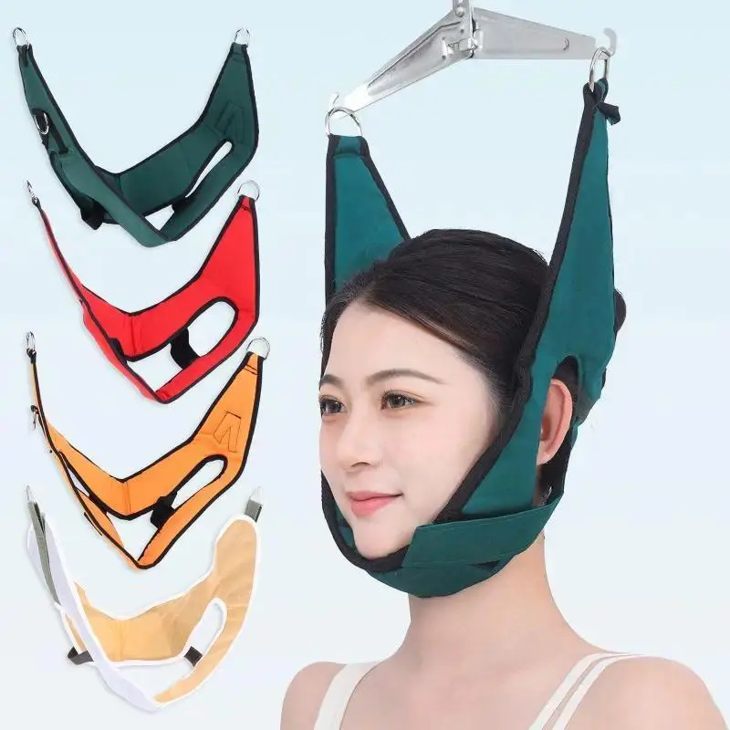 Chiropractic Tools Neck Harness Neck Stretcher Hanging Cervical Traction Device Neck Stretching Belt Osteochondrosis Pain Relief