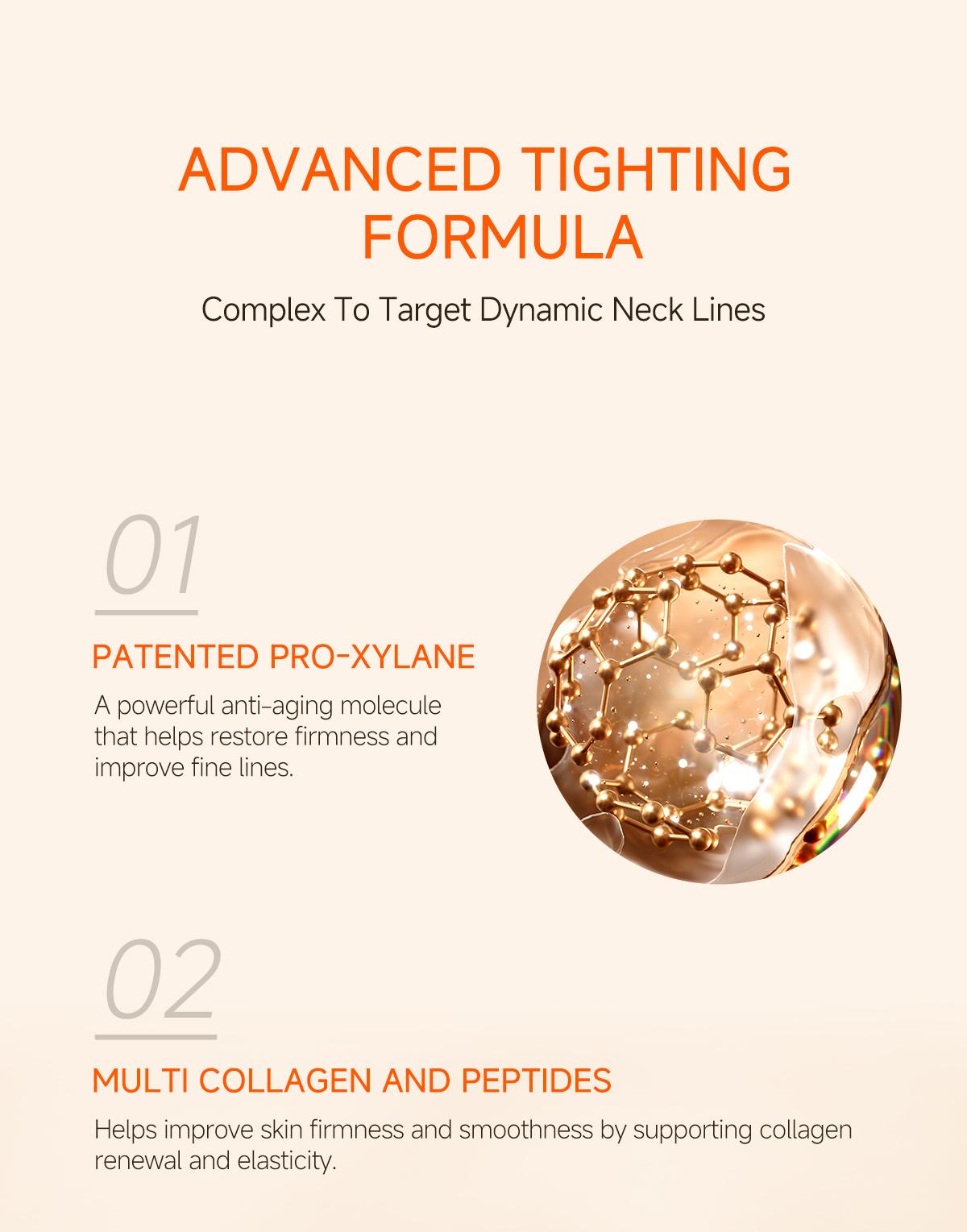 Miss season Pro-Xylane & Collagen Neck Care Lifting and Firming Set– Smooth Fine Lines, Firm & Hydrate, Gentle Moisturizing Care for Neck | Say Goodbye to Turkey Neck #Summervibes