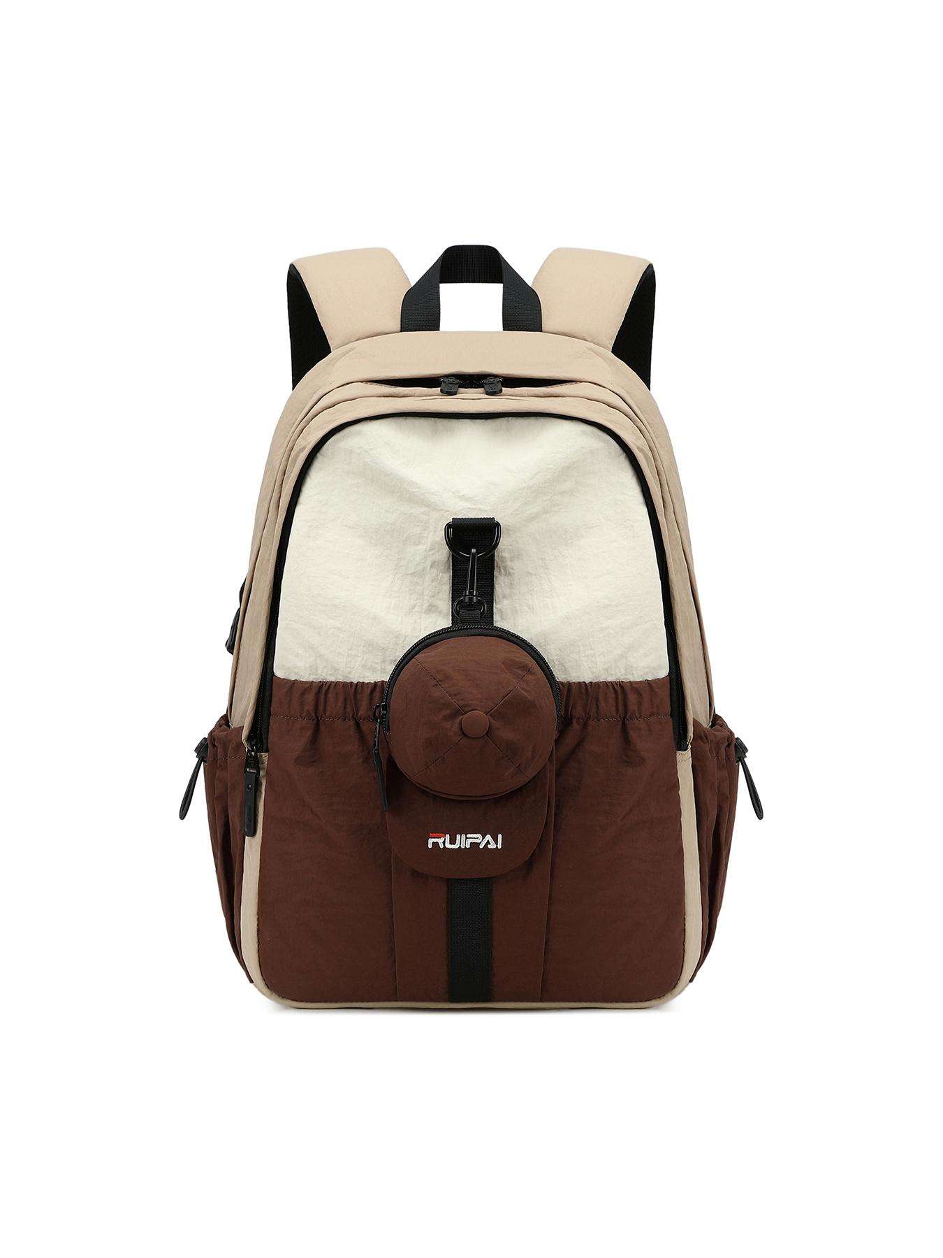 Unisex Casual Commuter Backpack, Waterproof Large Capacity Lightweight Shoulder Bag, Simple Design for Students and Daily Use