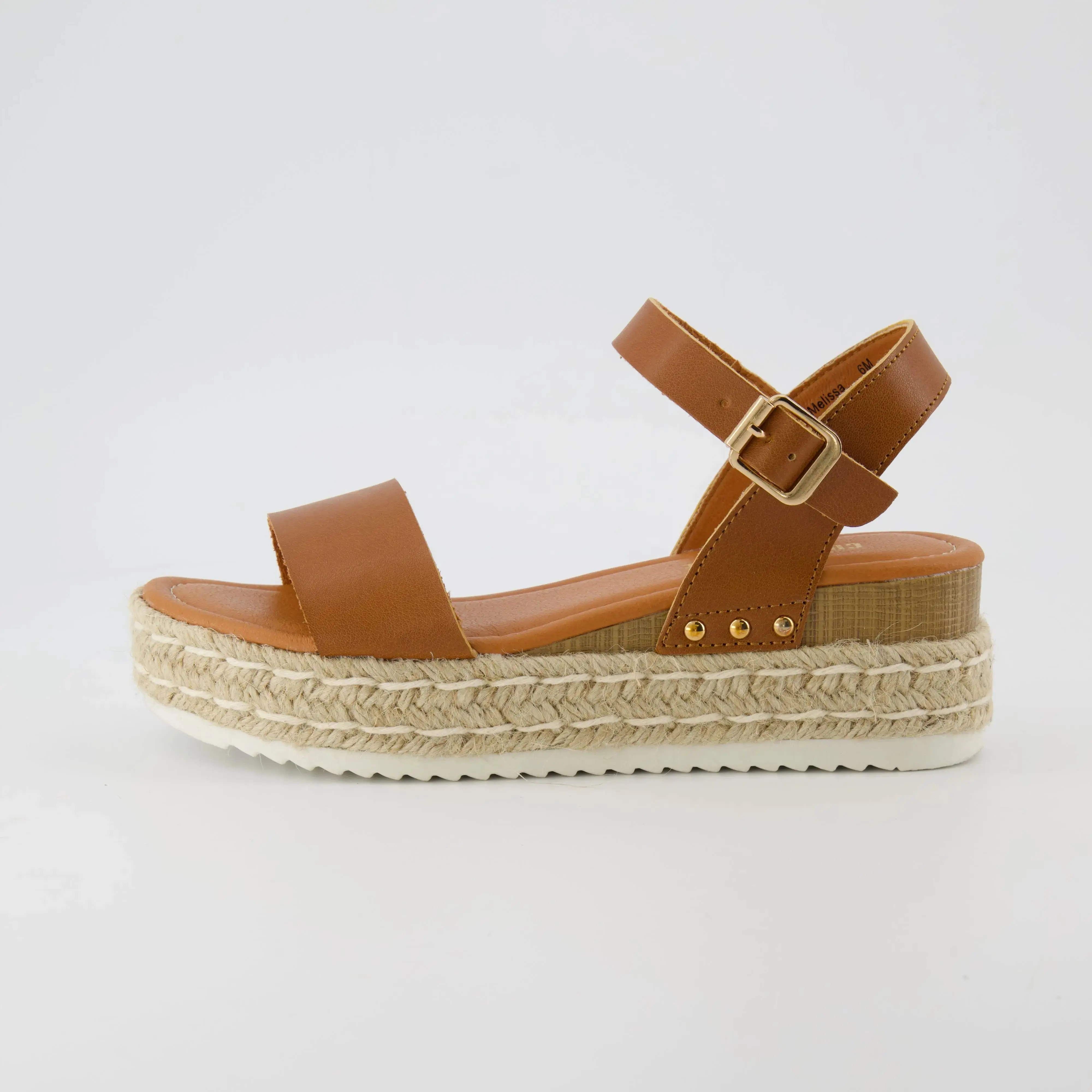 Espadrille Platform Sandals For Women with Adjustable Ankle Strap and Memory Foam Insole - Comfortable Womens Wedge Flatform Sandals for Summer