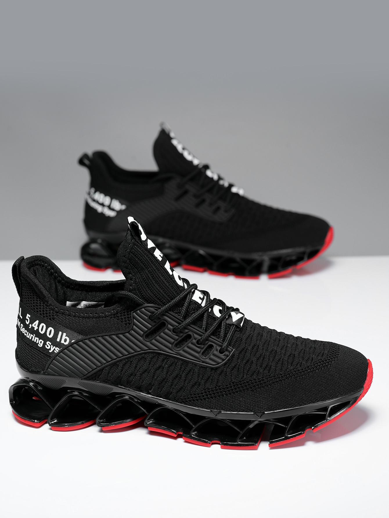 Men's Running Shoes Tennis Walking Fashion Sneakers Breathable Non Slip Gym Sports Work Trainers EVA Sole Fabric Upper Low Top Athletic Style Casual Runner White Training Closed - Boy, Footwear