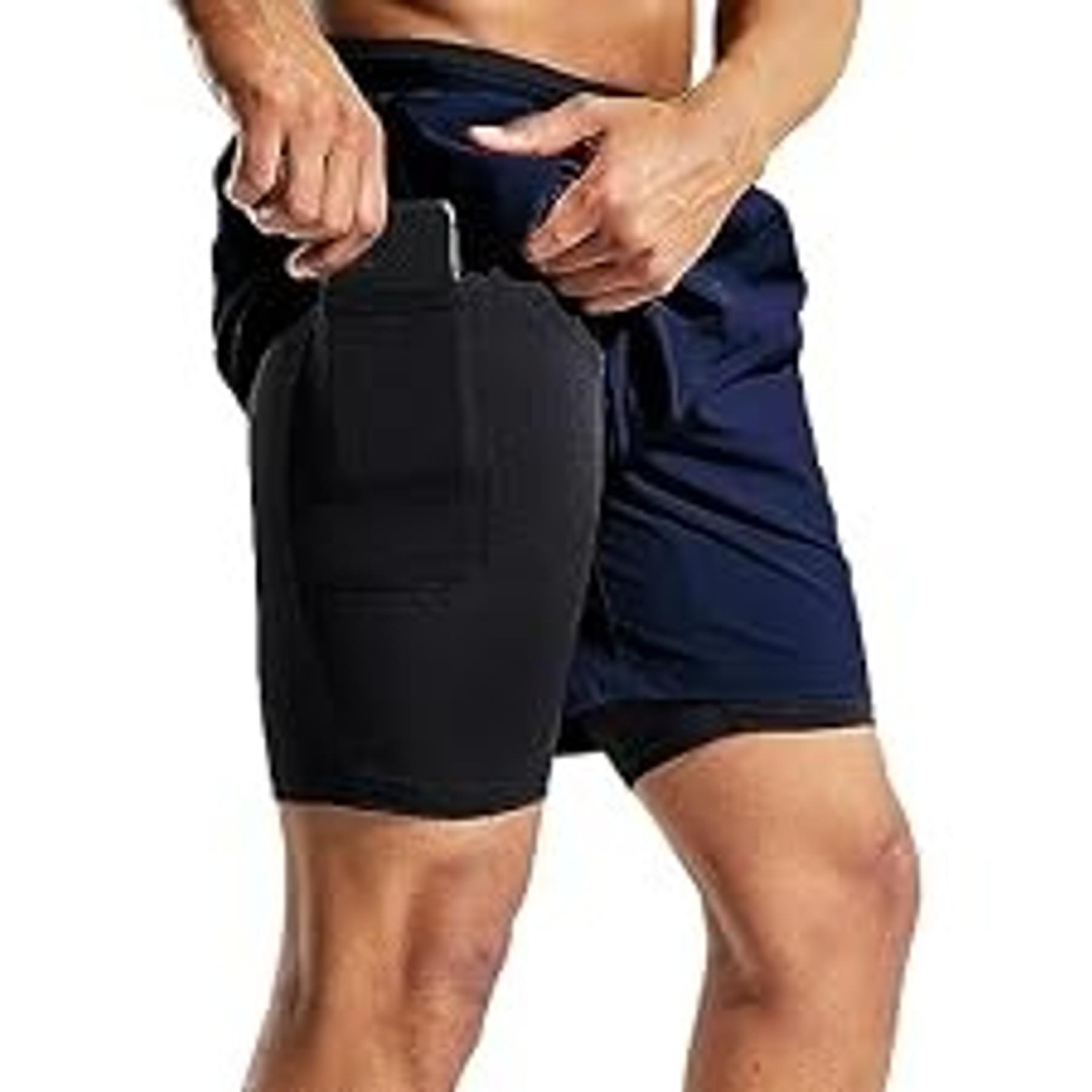 Men's Pocketless Soccer Shorts - Quick Dry Athletic Basketball Apparel | 100% Recycled Polyester, Lightweight Stretchy Knit, Soft No-Pocket/No-Liner Design, Elastic Waist with Inner DrawstringGift