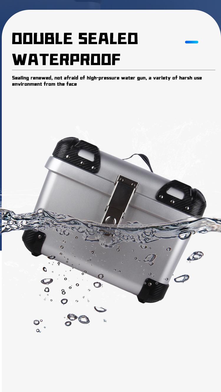 Pedal motorcycle trunk, electric bike anti-theft, waterproof, anti fall, super large, durable, detachable and applicable