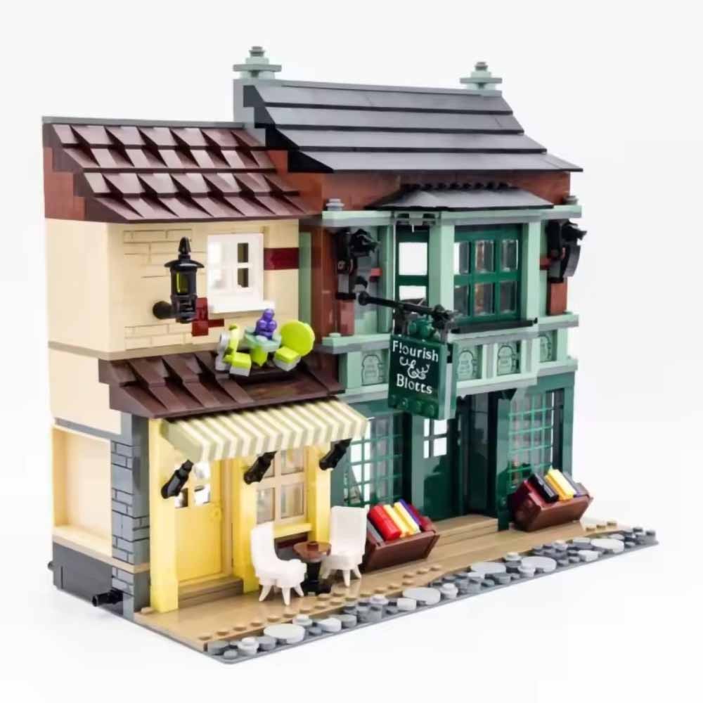 Hogwarts Harry Diagon Alley Model Building Set, 5544 Pieces, Home Decor, Birthday Gift, Ages 8+, Compatible with 75978