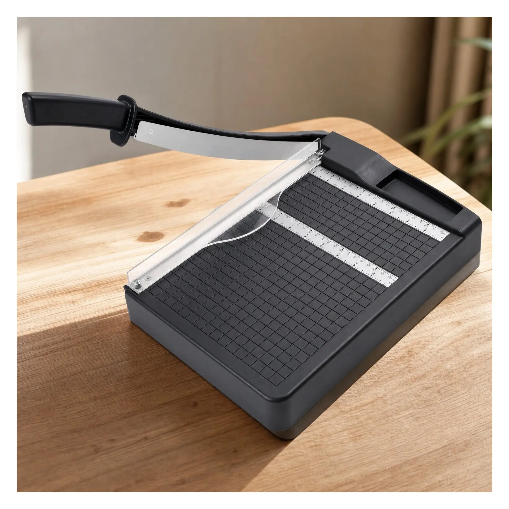 12" Heavy Duty Guillotine Paper Cutter Trimmer with Safety Guard & Blade Lock, 12-Sheet Capacity for Office, Home, Print Shop, Photo StudioGift