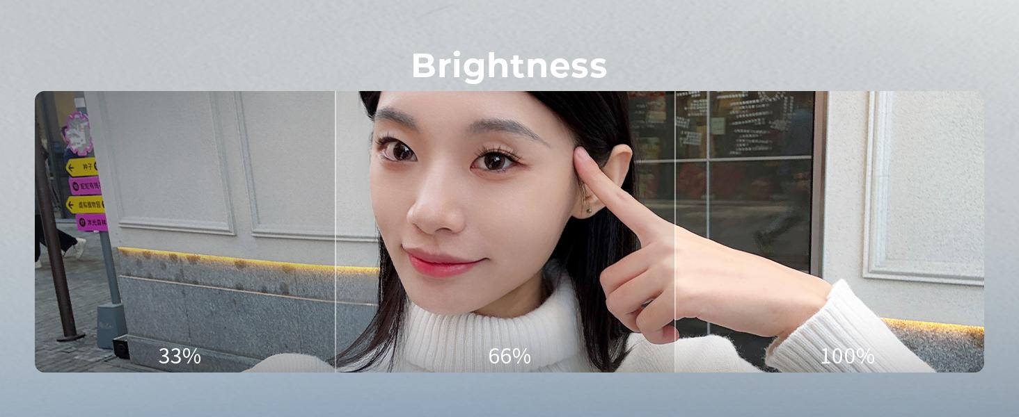 SmallRig Vibe P30 67mm Ring LED Video Light, Compact Powder-Size Bi-Color Light with High CRI ≥90, Compatible for 67mm Phone Mounts/Cases/Lenses, for Content Creation, Live Streaming