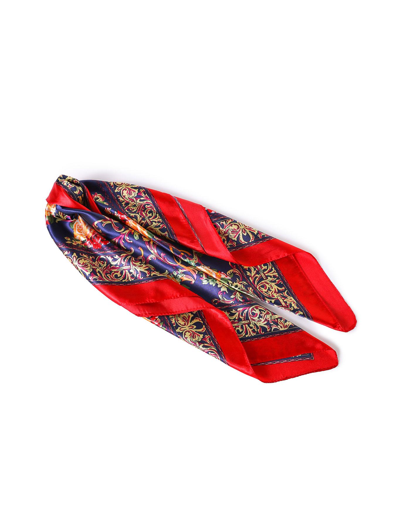 Women's Elegant Ditsy Floral Print Square Scarf, Casual Soft Comfortable Shawl for Daily Wear, Fashion Accessories for Women & Girls