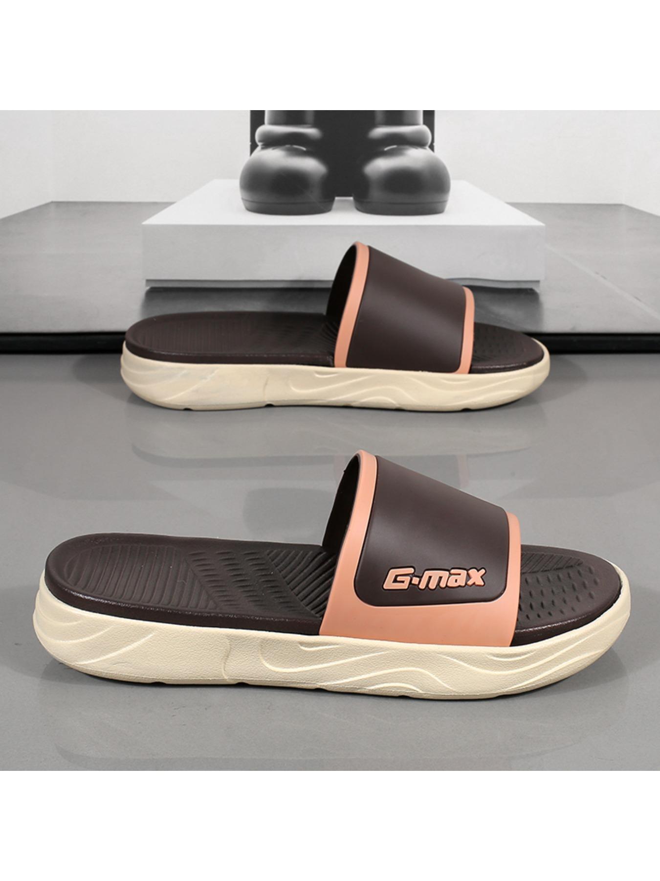 Men 's slippers, indoor and outdoor leisure slippers, outdoor leisure fashion beach slippers, color simple slippers