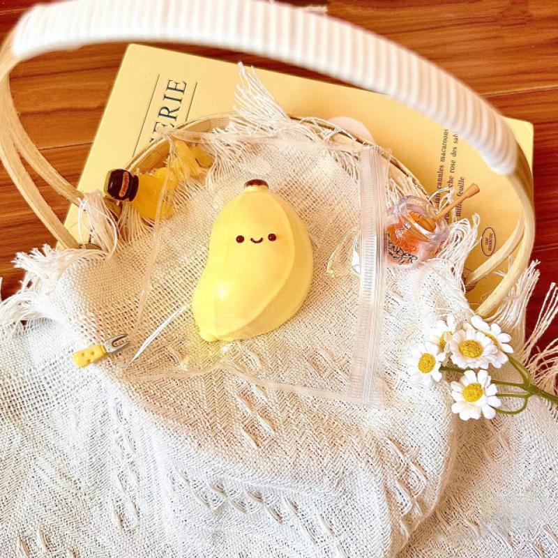 Little Fat Banana Squishy, Simulation Food Toy, High Appearance, Funny Cute, Stress Relief, Decompression Toy, Fidget Toy, Anxiety Relief, Portable Relax Toy