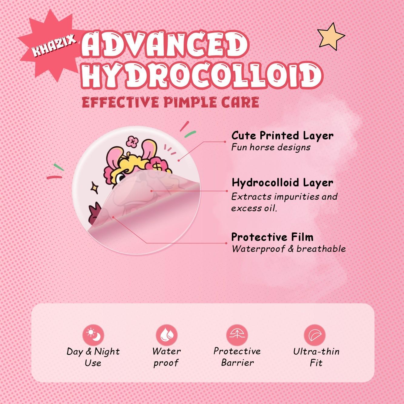 Cute Pimple Patch, Non-Irritating Makeup Covering Patch, Breathable, Daily Facial Care, Portable, Travel & Party Essential