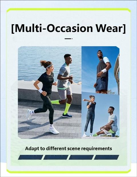 Men's Breathable Quick Drying Sports Tee Regular Fit Casual Short Sleeve T-shirt for Gym Workout Running Men's Sportswear for Summer