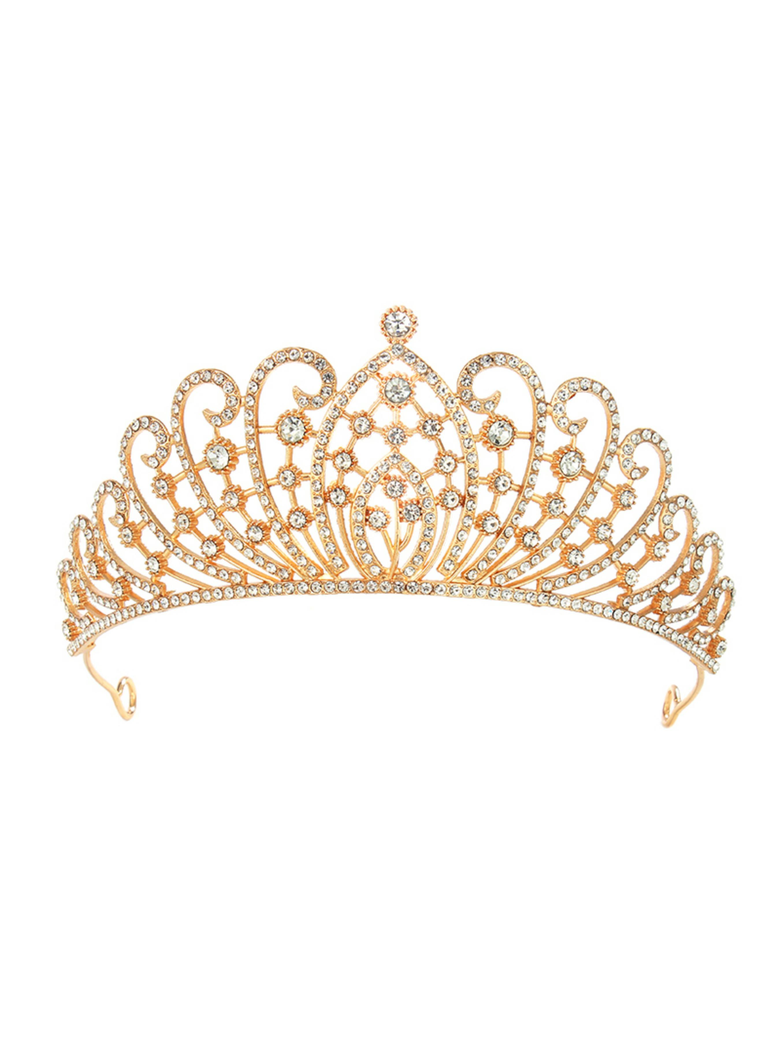 Delicate Shining Rhinestone Crystal Floral Bridal Headband Wedding Hair Accessories for Bride Fashion