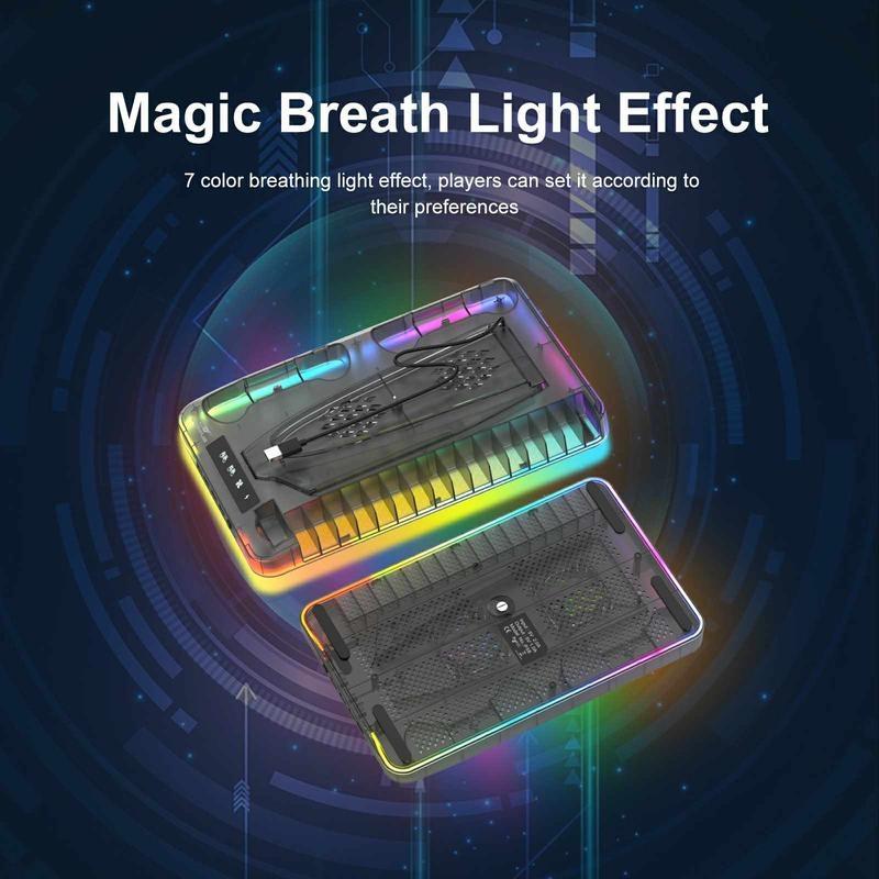 Charging Base Cooling Bracket for Dual PS5 Controller, Summer Fall Gift, Gaming Controller Vertical Stand Cooling Fan for PS5 Accessories, Summer Gaming Accessories, Cooling & Charging Station with Mini Fan, Controller Accessories