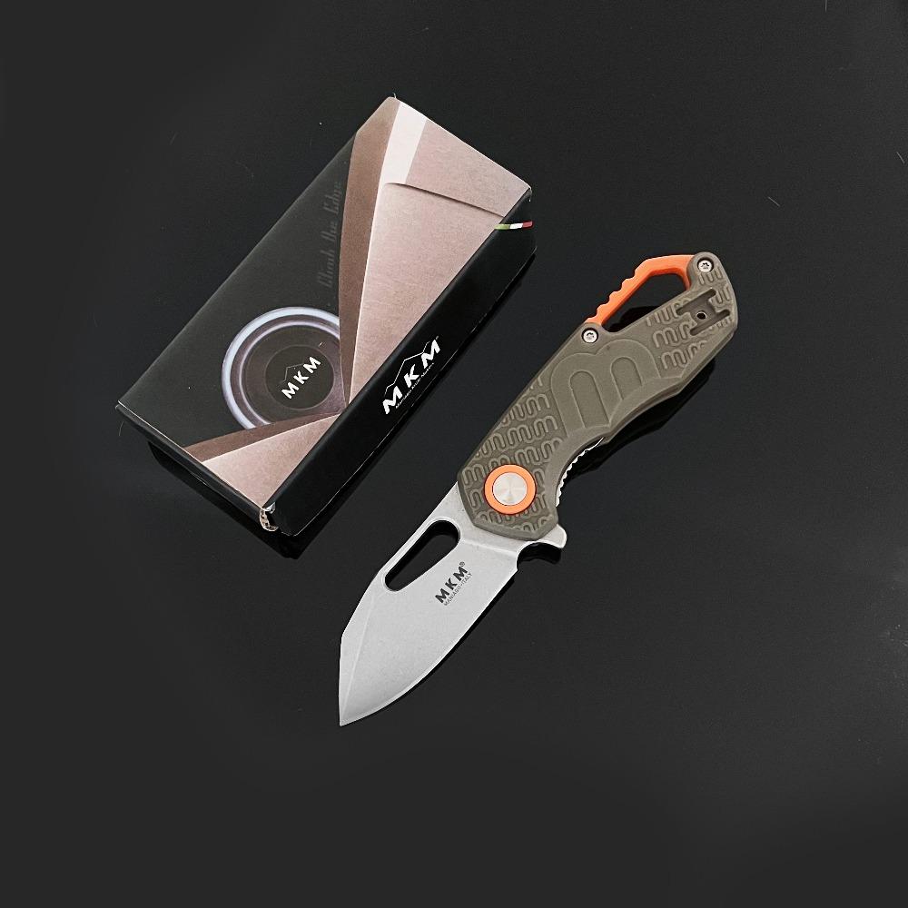 F0332 Mini Folding Knife with 8Cr13Mov Blade and Nylon Fiber Handle—EDC, Survival, Camping, Outdoor Survival Gear, Multi-Purpose Knife; Pocket-Sized Outdoor, Hiking, Rescue Tool Multi Functional Knives, Survival Equipment