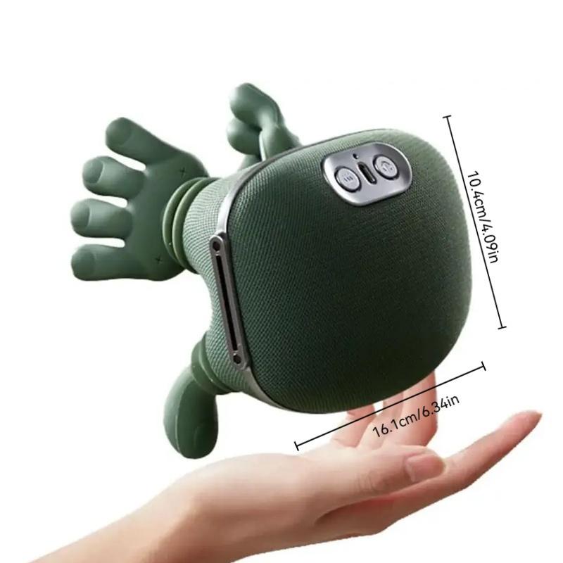 Multi functional simulated human hand five finger shoulder and neck massager, electric massage function neck and shoulder massager, wireless portable USB charging. Deep tissue massage, suitable for the neck, shoulders, back, arms, and legs. Holiday gifts,