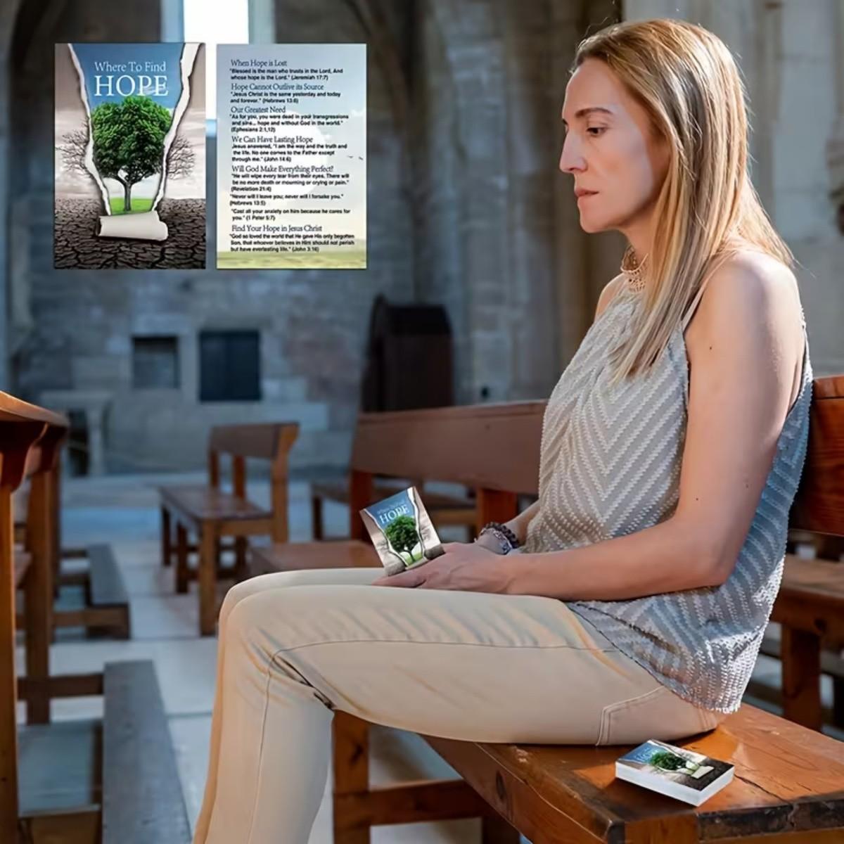 100 Gospel Tracts, Salvation Cards, Pocket-Sized Prayer Postcards, Christian Inspirational Bible Verses, Christian Gift Bookmarks，The Perfect Choice for Religious Festivals，Ideal for Parents and Friends。