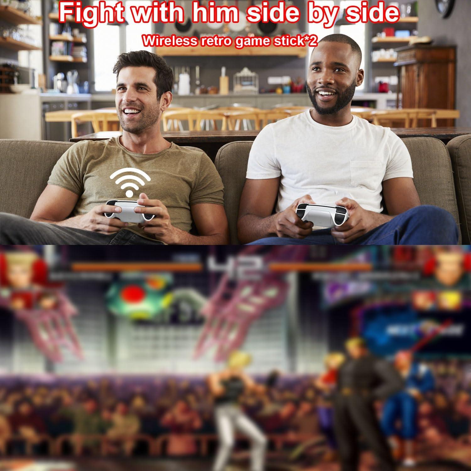 Portable Game Console Stick with Wireless Controller and HDMI Output, Perfect Gift for Friends and Family, Home Gaming Essential