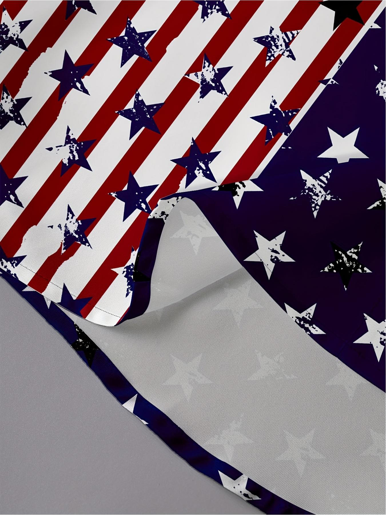 Men'S Short-Sleeve Shirt with Flag Print, Perfect for a Holiday Vibe And Casual Gatherings Men'S Short-Sleeve Shirt with Flag Print, Perfect for a Holiday Vibe And Casual Gatherings