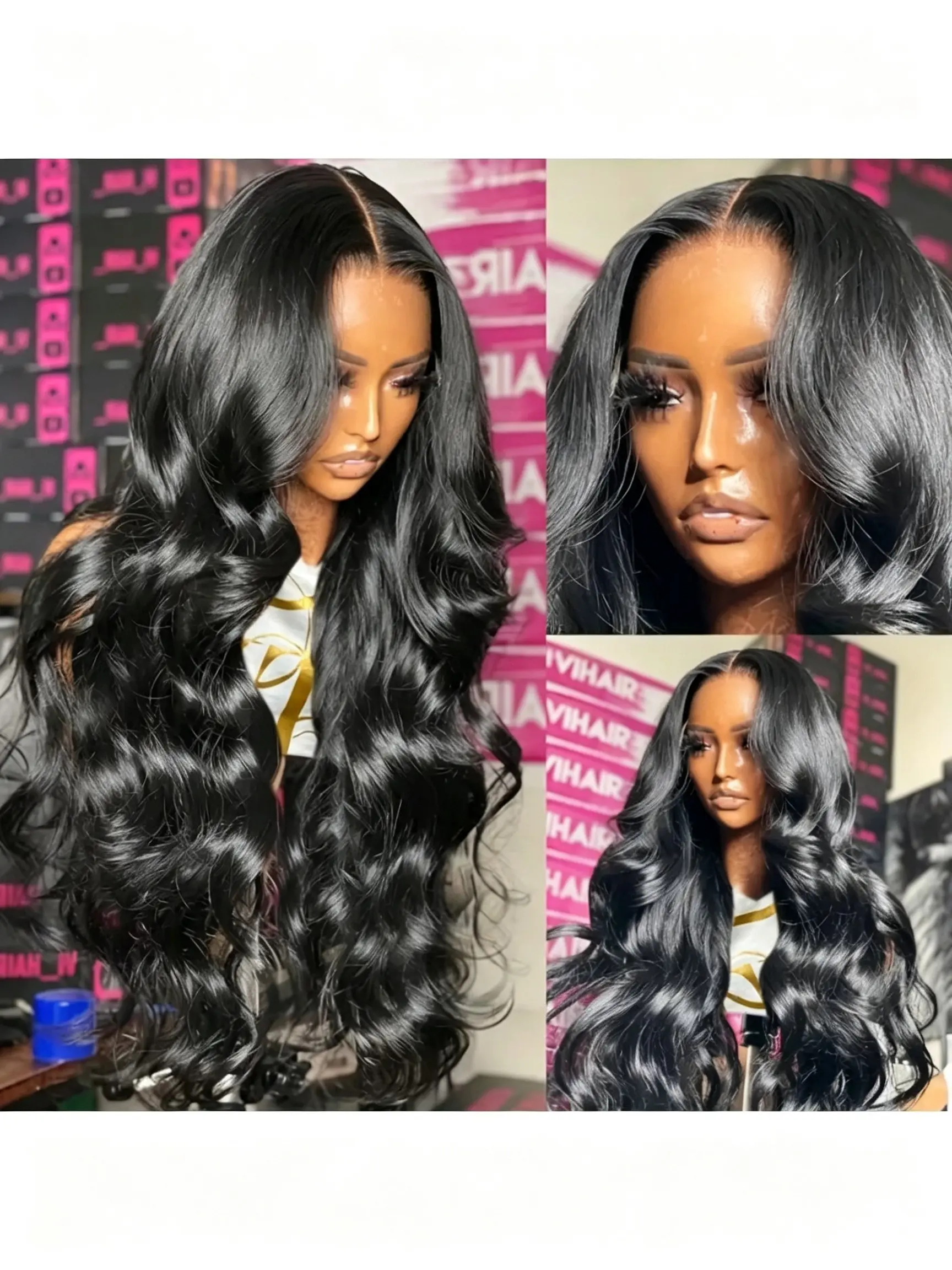 European and American Fashion Wig, 13x4  Wig, High-Quality Synthetic Fiber, All Seasons Wearable, Perfect for Daily Use
