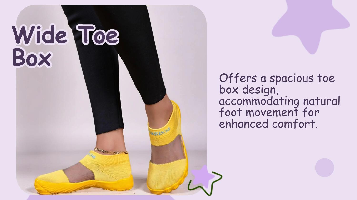 Women's Breathable Comfortable Sports Shoes, Knitted Running Shoes, Casual Wide Toe Box Minimalist Sneakers, Lightweight Breathable for Outdoor Activities