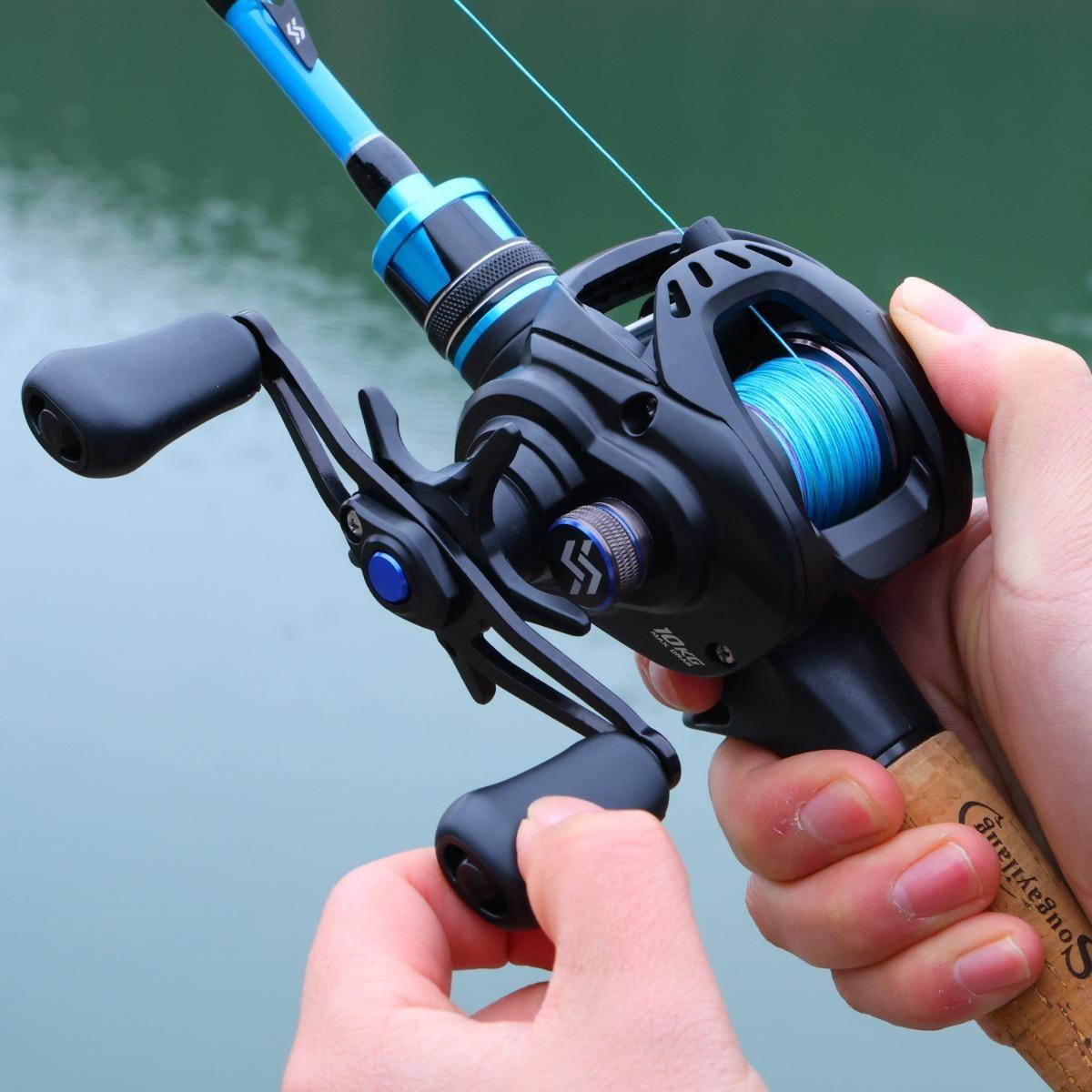 Baitcasting Fishing Reel Ultralight 4+1BB/6+1BB  7.2:1/7.1:1 Gear Ratio DC Baitcaster Reel Smooth and Sensitive, Fishing Reel for Freshwater Saltwater Fishing