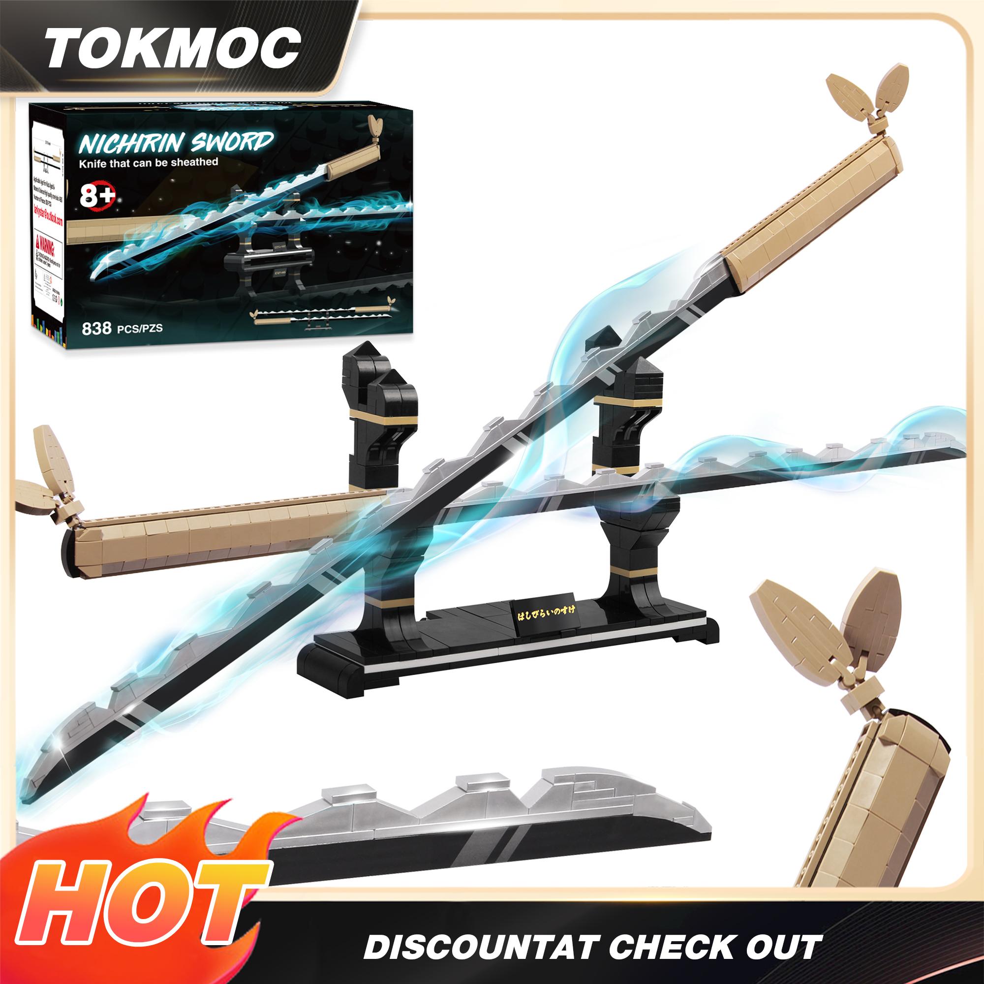 TOKMOC DemonS Building Block Set with Stand,Handmade Cosplay Anime Toy,Collecting Building and Gifting Model for Anime fans,Home Decoration,For aged 12 and above,Stress relief toy