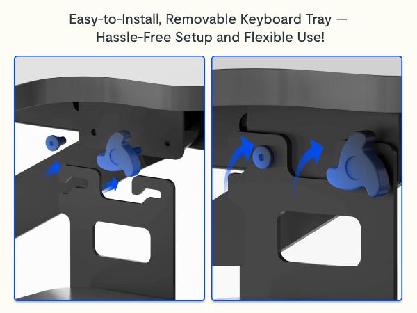 【TikTokShopfalldealsforyou】Standing Desk Converter, Height Adjustable Stand Up Desk Riser, Black Home Office Desk Workstation for Dual Monitors and Laptop