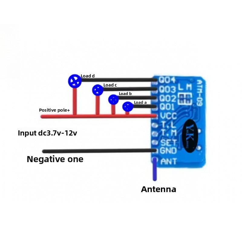 Garage Door Remote Control for Cloning Electric Roll-Up Garage Doors with Wireless Transmitter Fixed Code Security Handle